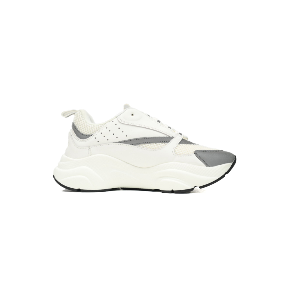 Coco Shoes Dior B22 Triple White Silver 3SN231YJG_H000 - Cocoshoesvip.net