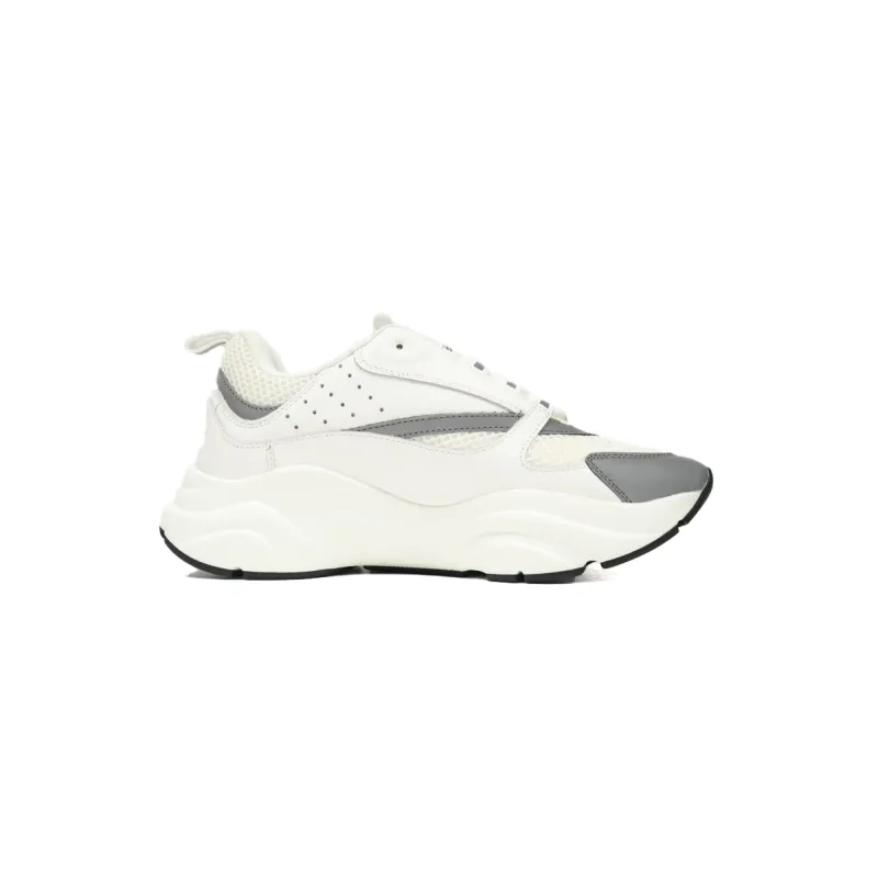 Coco Shoes Dior B22 Triple White Silver 3SN231YJG_H000 - Cocoshoesvip.net