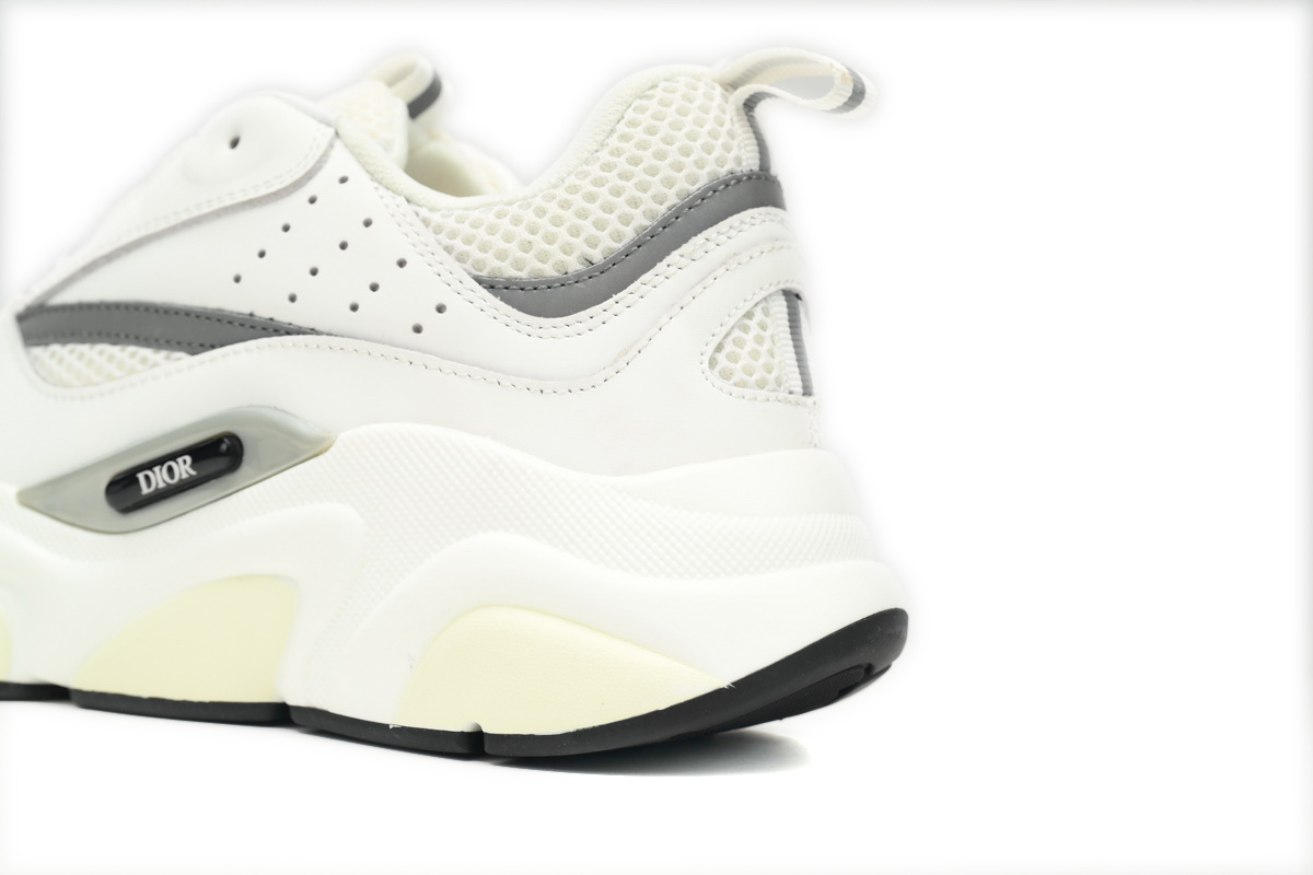 Coco Shoes Dior B22 Triple White Silver 3SN231YJG_H000 - Cocoshoesvip.net