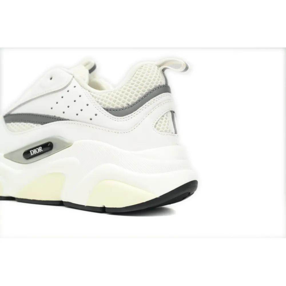 Coco Shoes Dior B22 Triple White Silver 3SN231YJG_H000 - Cocoshoesvip.net