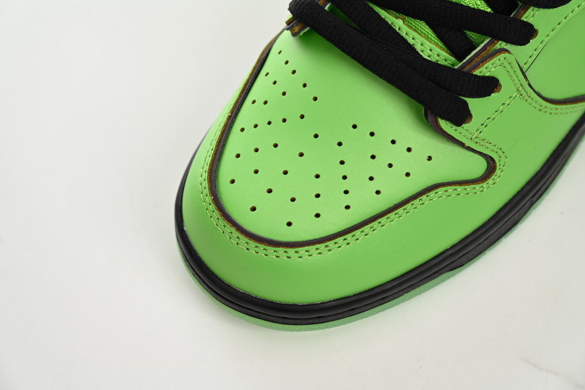 Coco Shoes The Powerpuff Girls x Nike SB Dunk Low Buttercup FZ8319-300 - Cocoshoesvip.net