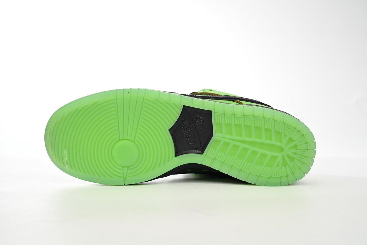 Coco Shoes The Powerpuff Girls x Nike SB Dunk Low Buttercup FZ8319-300 - Cocoshoesvip.net