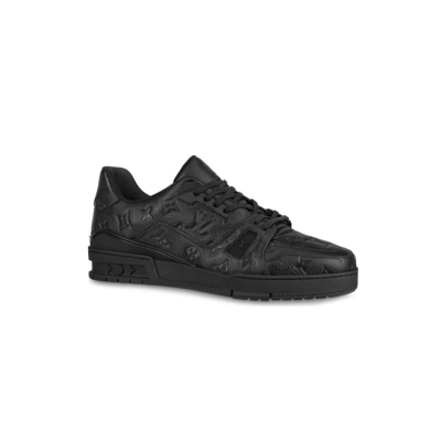 Coco Shoes Louis Vuitton Trainer Black 1A7WET 02