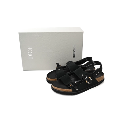 Dior by Birkenstock Milano Sandal Black 3SA117ZSG_H900 02
