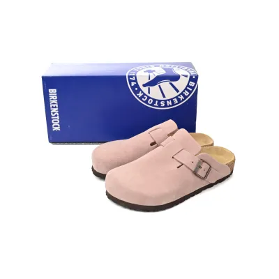 Birkenstock Boston Suede Leather Light Rose 1026171 02