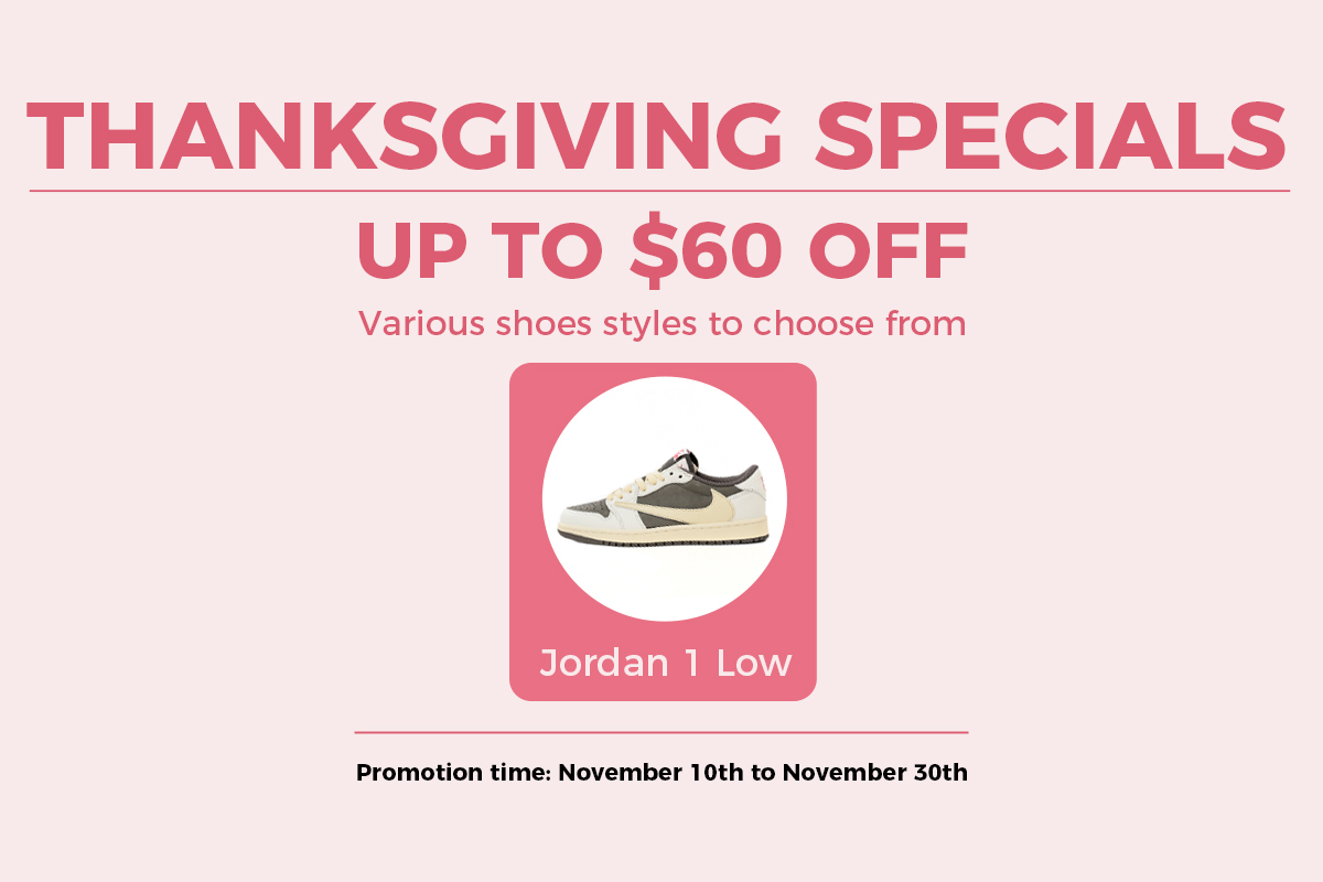 Jordan 1 Low With Floor Price Special Thanksgiving Offer -- Coco Shoes - Cocoshoesvip.net