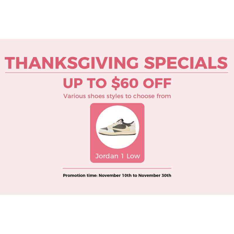 Jordan 1 Low With Floor Price Special Thanksgiving Offer -- Coco Shoes - Cocoshoesvip.net