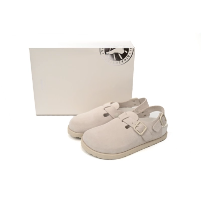 Birkenstock 1774 III Tokio Suede Leather Bone 1025962 02