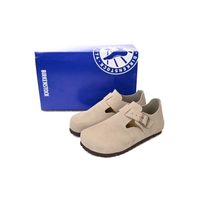 Birkenstock London Suede Leather Taupe 1010503 02
