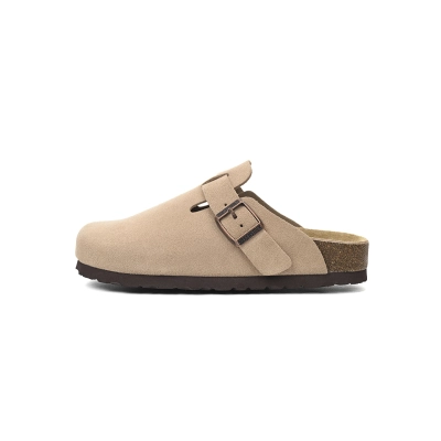 Coco Shoes Birkenstock Boston Soft Footbed Beige 0112574 01