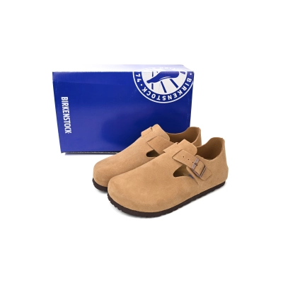 Birkenstock London Suede Leather Mink 1023519 02
