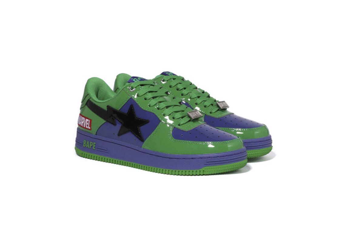 Coco Shoes A Bathing Ape Bape Sta Marvel Comics Hulk 001FWI731904 - Cocoshoesvip.net