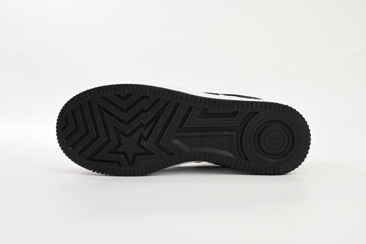 Coco Shoes A Bathing Ape Bape Sta Snake Skin Black 001FWI801009M_BLK - Cocoshoesvip.net