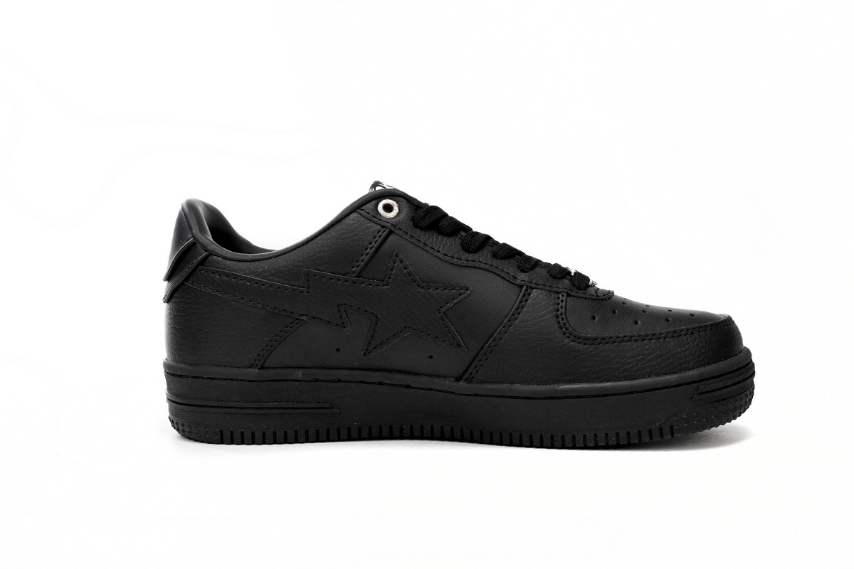Coco Shoes A Bathing Ape Bape Sta Triple Black 1J30-191-013 - Cocoshoesvip.net