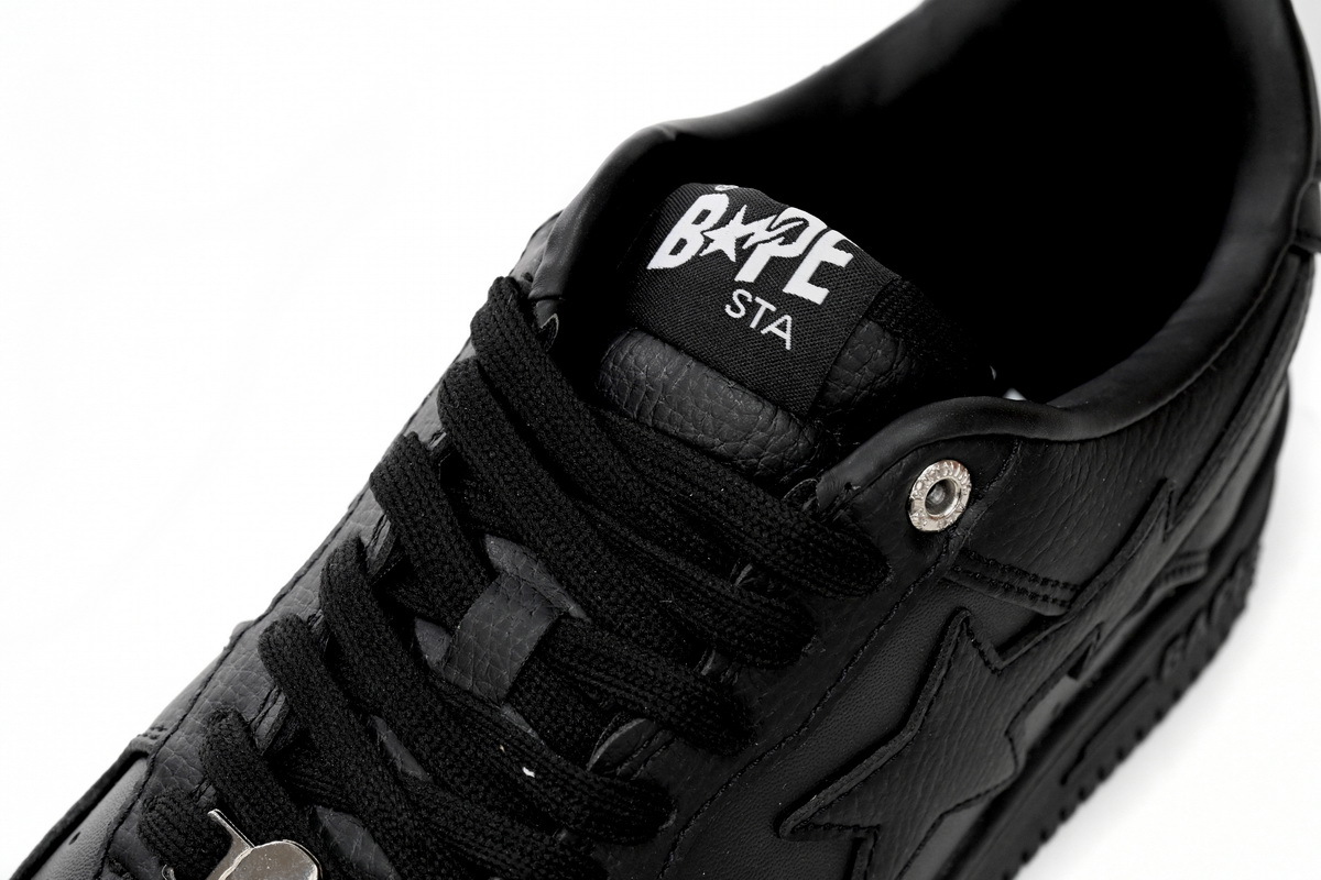 Coco Shoes A Bathing Ape Bape Sta Triple Black 1J30-191-013 - Cocoshoesvip.net
