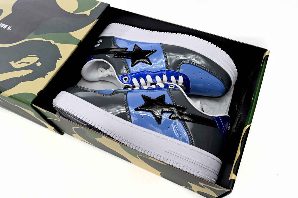 Coco Shoes A Bathing Ape Bape Sta Low Navy Color Combo 1H20191046-NVY - Cocoshoesvip.net