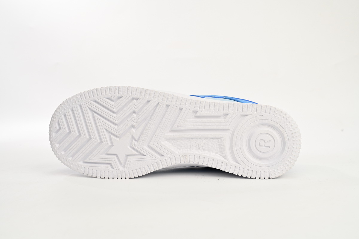 Coco Shoes A Bathing Ape Bape Sta Low All Sky Blue OZXSHM-191-006K - Cocoshoesvip.net