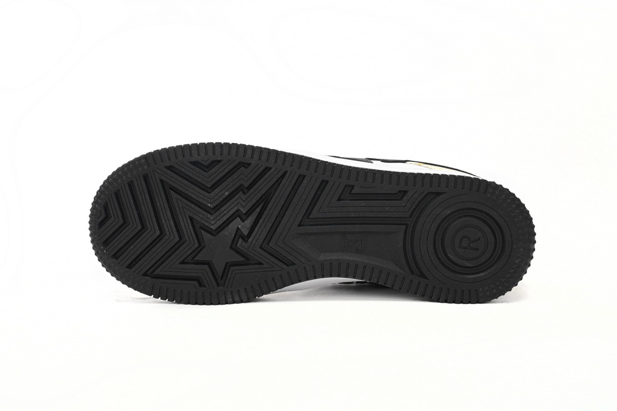 Coco Shoes A Bathing Ape Bape Sta Low White Snake Skin Pattern 1I80191009 - Cocoshoesvip.net