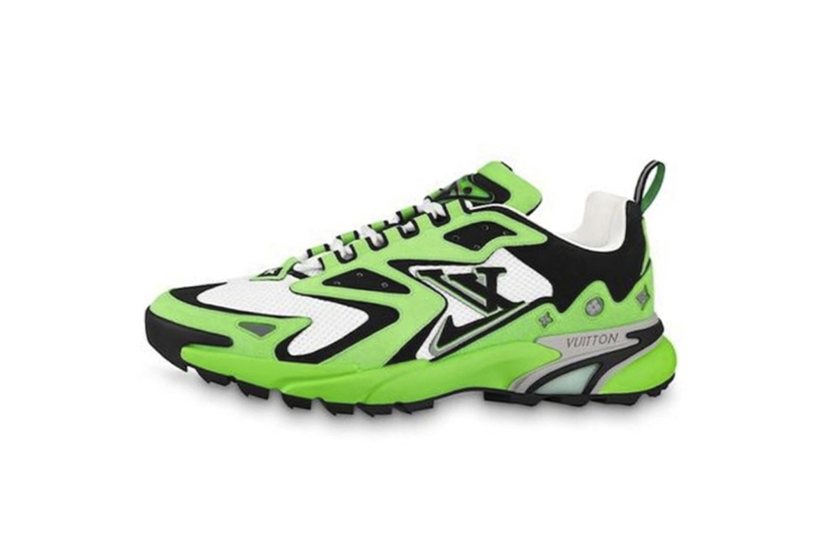 Coco Shoes Louis Vuitton Runner Tatic Green 1A9JER - Cocoshoesvip.net