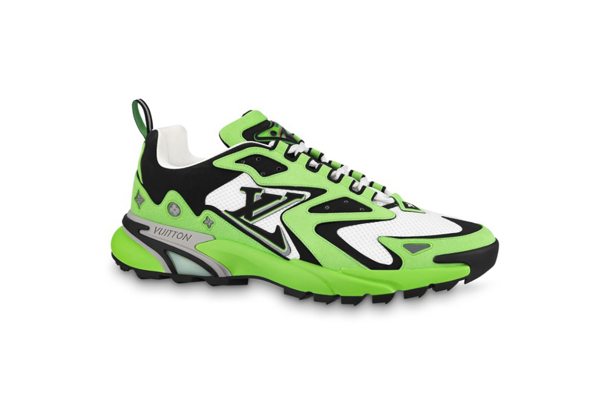 Coco Shoes Louis Vuitton Runner Tatic Green 1A9JER - Cocoshoesvip.net