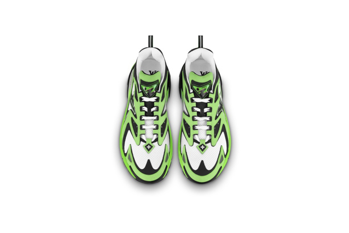 Coco Shoes Louis Vuitton Runner Tatic Green 1A9JER - Cocoshoesvip.net