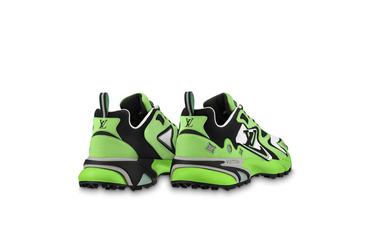 Coco Shoes Louis Vuitton Runner Tatic Green 1A9JER - Cocoshoesvip.net