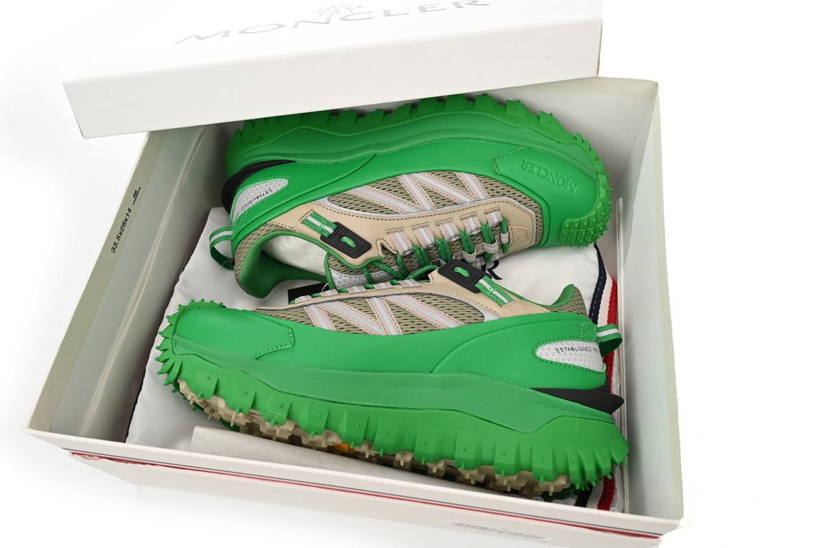 Coco Shoes Moncler Grenoble Trailtrip Panelled Green I10974M00010M2670P18 - Cocoshoesvip.net