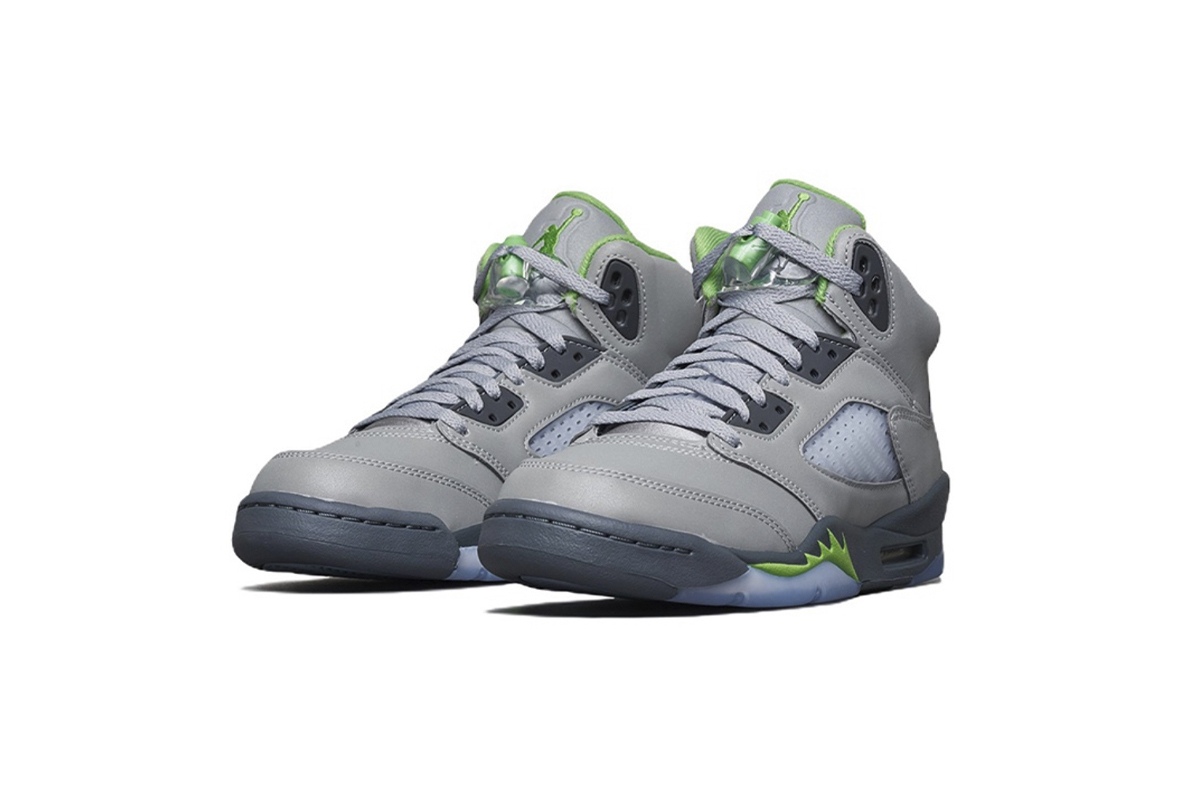Coco Shoes Air Jordan 5 Retro Green Bean 136027-031 - Cocoshoesvip.net