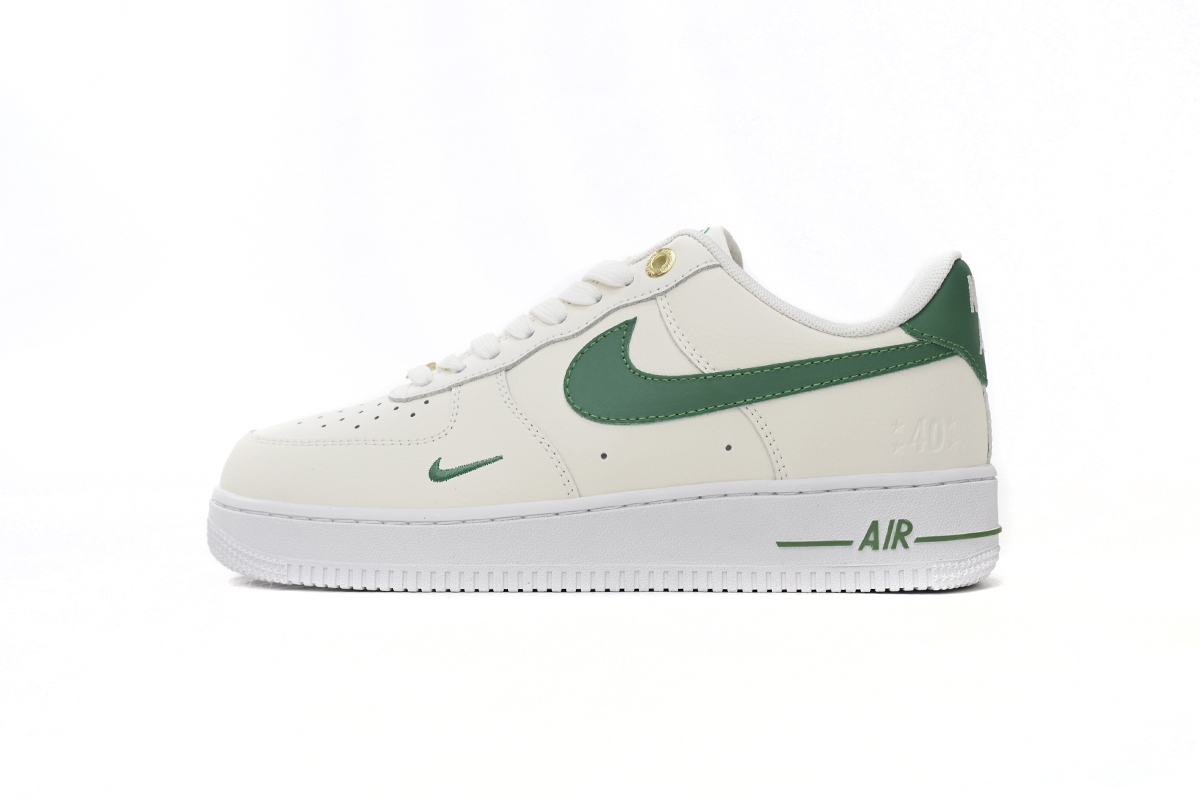 Coco Shoes Nike Air Force 1 Low '07 SE 40th Anniversary Edition Sail Malachite DQ7582-101 - Cocoshoesvip.net
