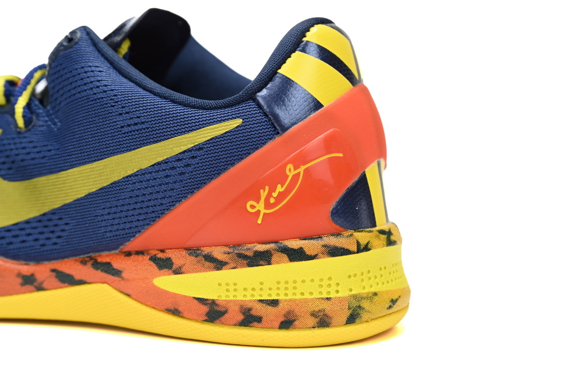 Coco Shoes Nike Kobe 8 Barcelona Tiger 555035-402 - Cocoshoesvip.net