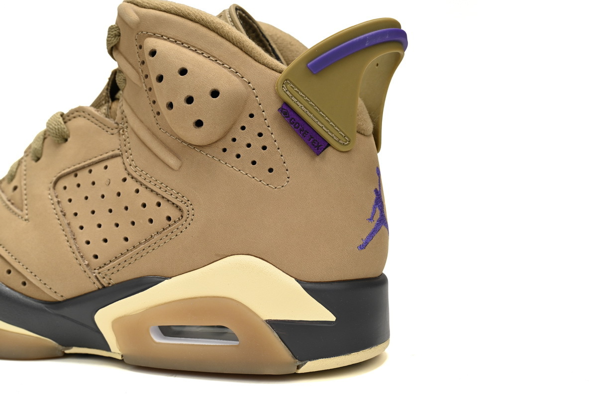 Coco Shoes Jordan 6 Retro Gore-Tex Brown Kelp FD1643-300 - Cocoshoesvip.net