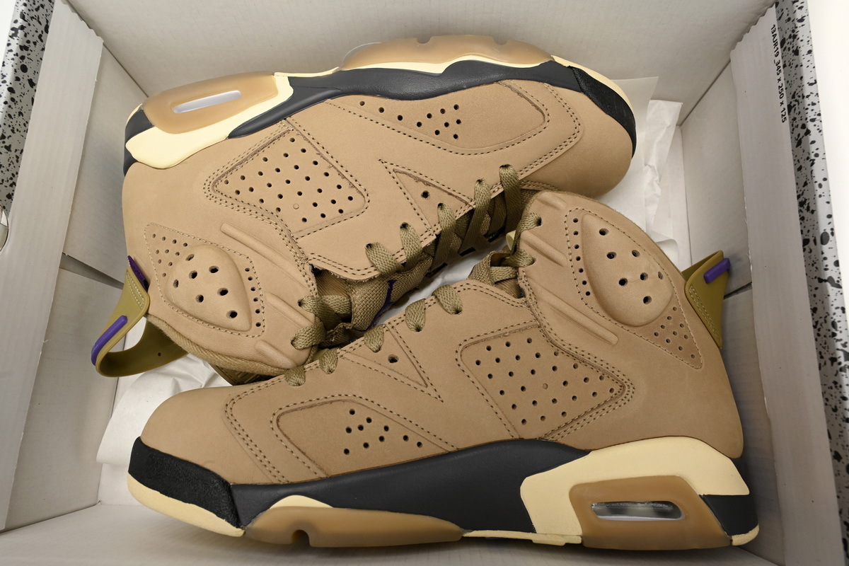 Coco Shoes Jordan 6 Retro Gore-Tex Brown Kelp FD1643-300 - Cocoshoesvip.net