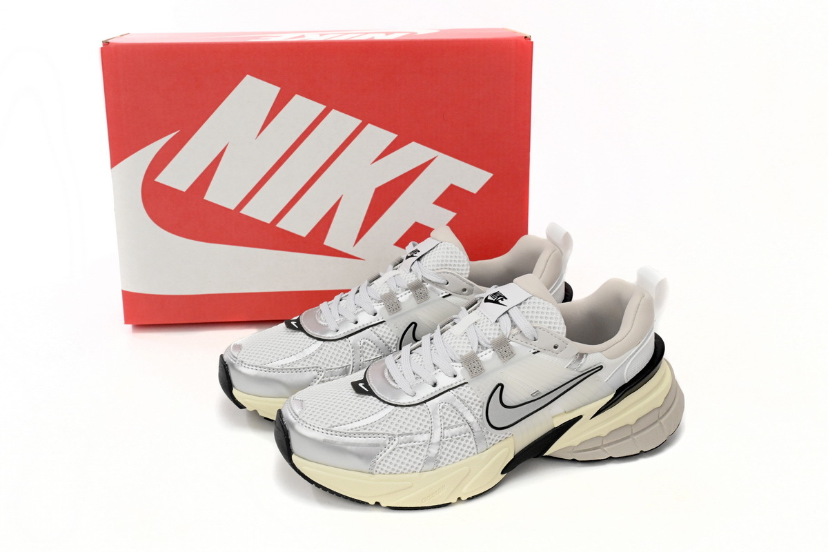 Coco Shoes Nike V2K Run Summit White Metallic Silver FD0736-100 - Cocoshoesvip.net