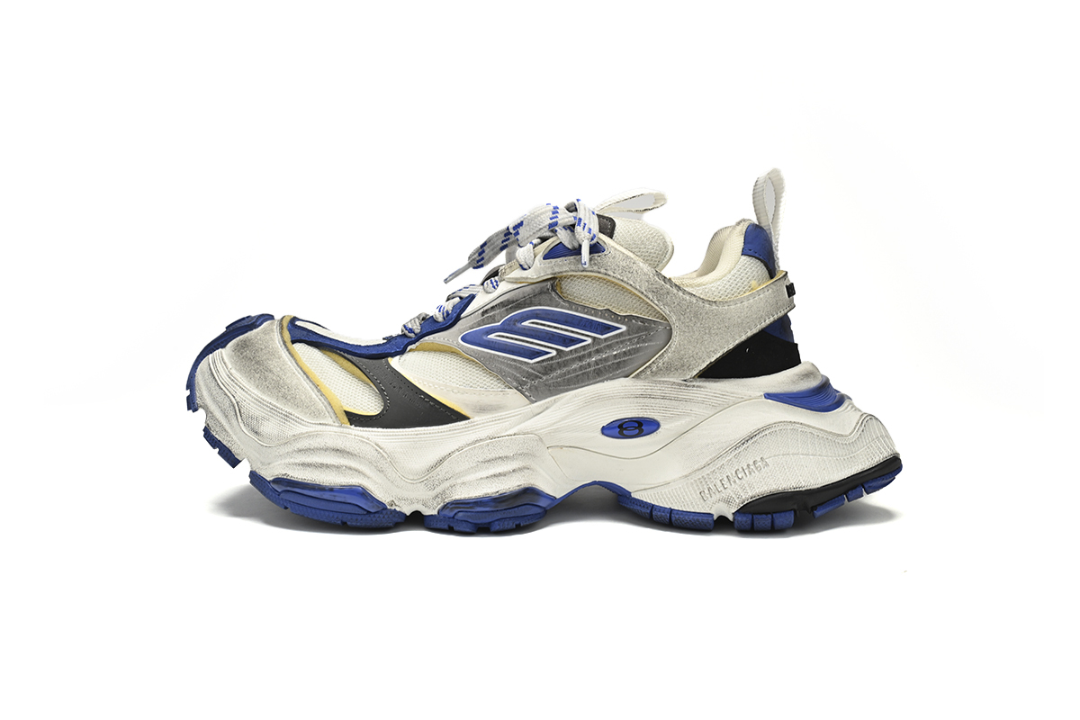 Coco Shoes Balenciaga Cargo White Blue 784339W2MV15895 - Cocoshoesvip.net