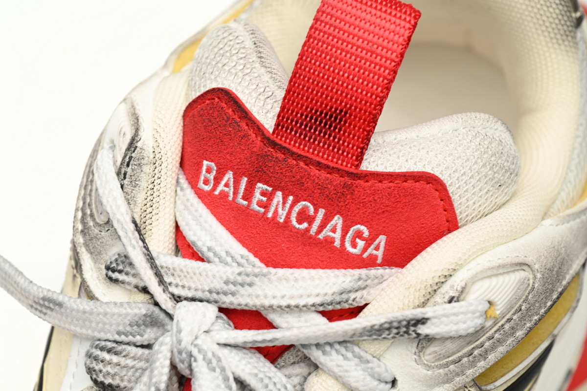 Coco Shoes Balenciaga Cargo White Red 784339W2MV12098 - Cocoshoesvip.net