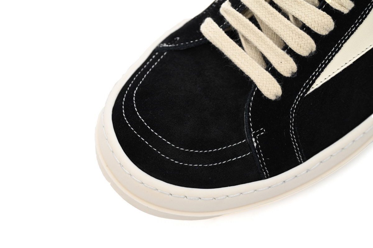 Coco Shoes Rick Owens Strobe Vintage Low Black Suede RU01C4897-LVSLPO-911/RU02C7897-LVSLPO-911 - Cocoshoesvip.net