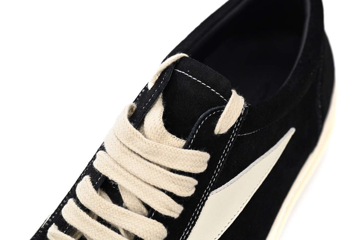 Coco Shoes Rick Owens Strobe Vintage Low Black Suede RU01C4897-LVSLPO-911/RU02C7897-LVSLPO-911 - Cocoshoesvip.net