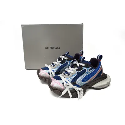 Balenciaga 3XL Sneaker in Silver Red and Blue 542229W1RB50513 02