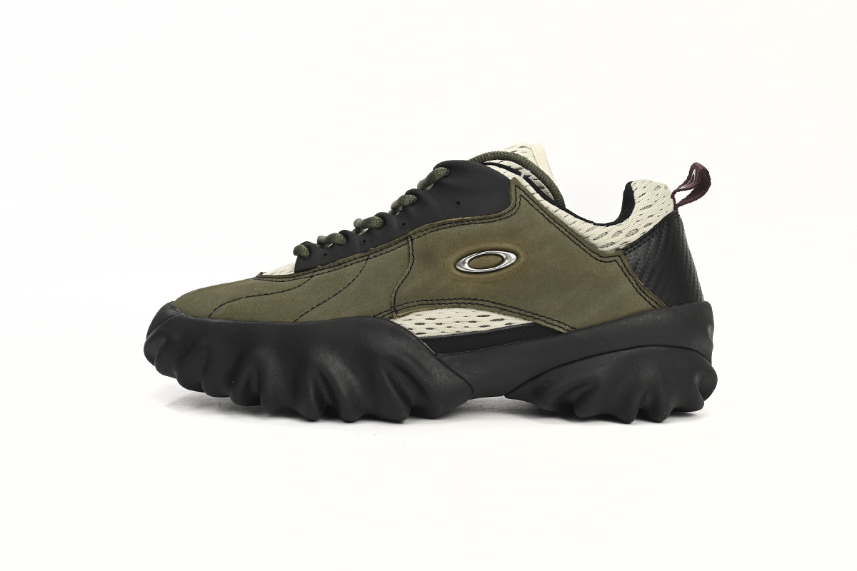 Coco Shoes Oakley Factory Team Chop Saw Brain Dead Olive Nubuck Leather BDP23S00003073GR04  - Cocoshoesvip.net