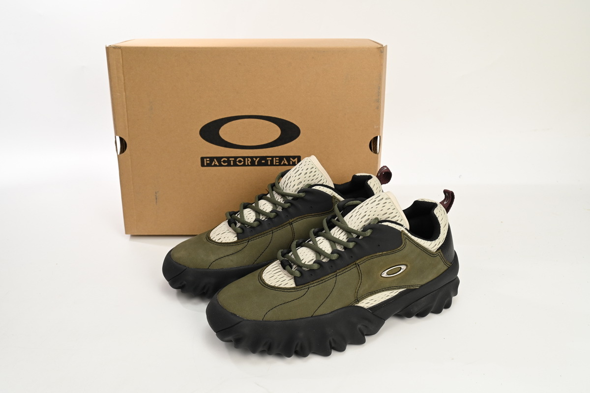 Coco Shoes Oakley Factory Team Chop Saw Brain Dead Olive Nubuck Leather BDP23S00003073GR04  - Cocoshoesvip.net