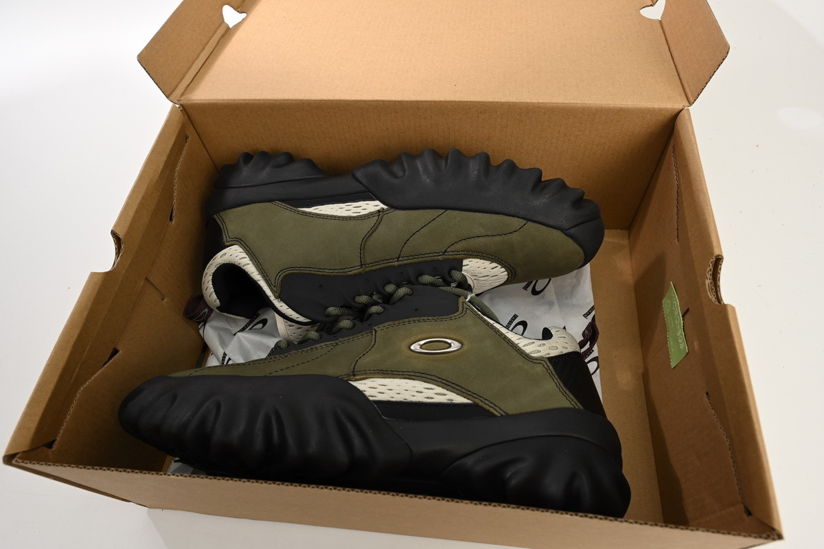 Coco Shoes Oakley Factory Team Chop Saw Brain Dead Olive Nubuck Leather BDP23S00003073GR04  - Cocoshoesvip.net