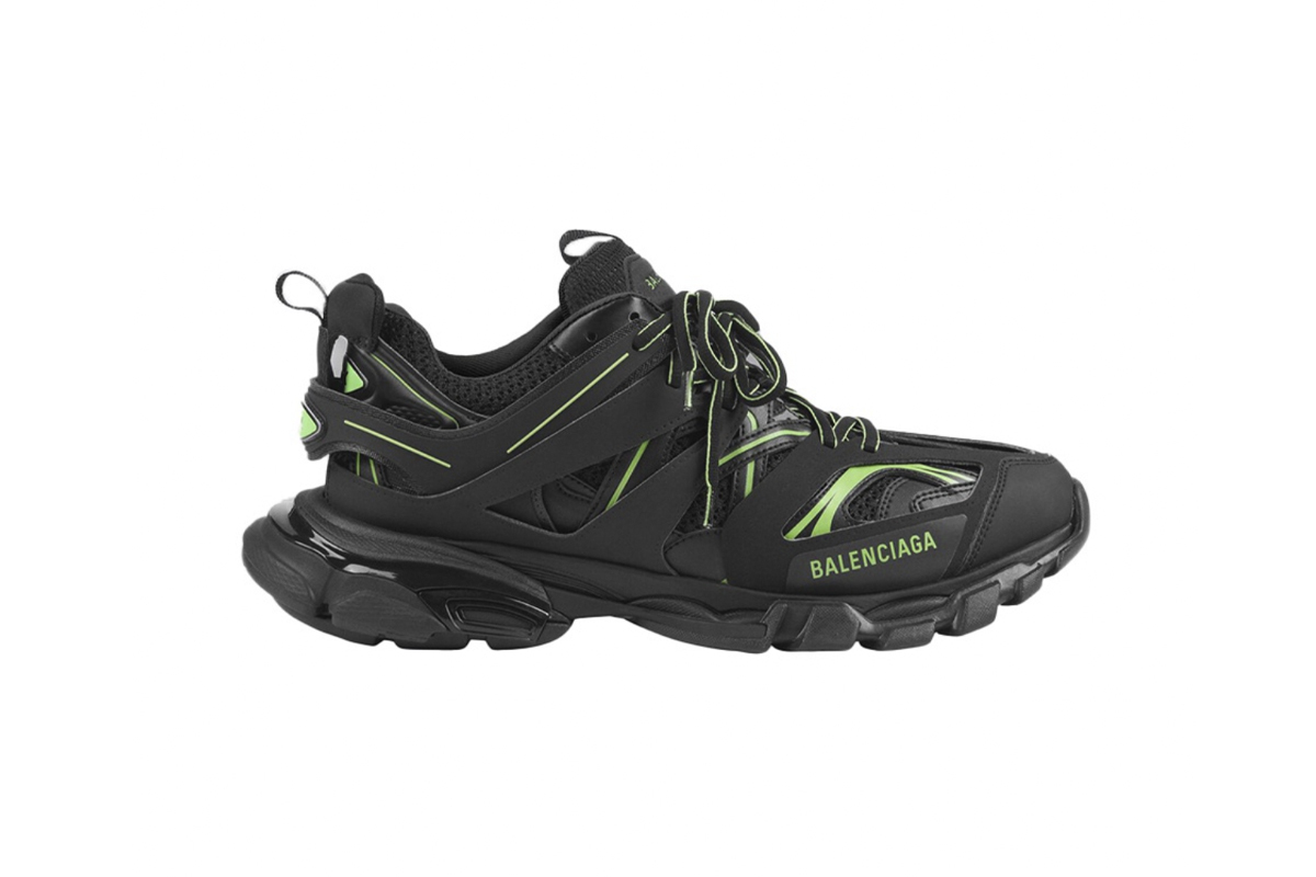 Coco Shoes Balenciaga Track Black Green 542023W3AC21035 - Cocoshoesvip.net