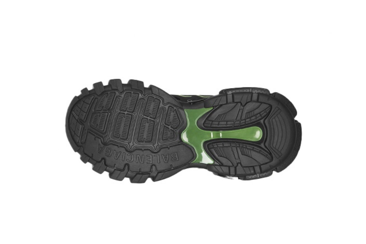 Coco Shoes Balenciaga Track Black Green 542023W3AC21035 - Cocoshoesvip.net