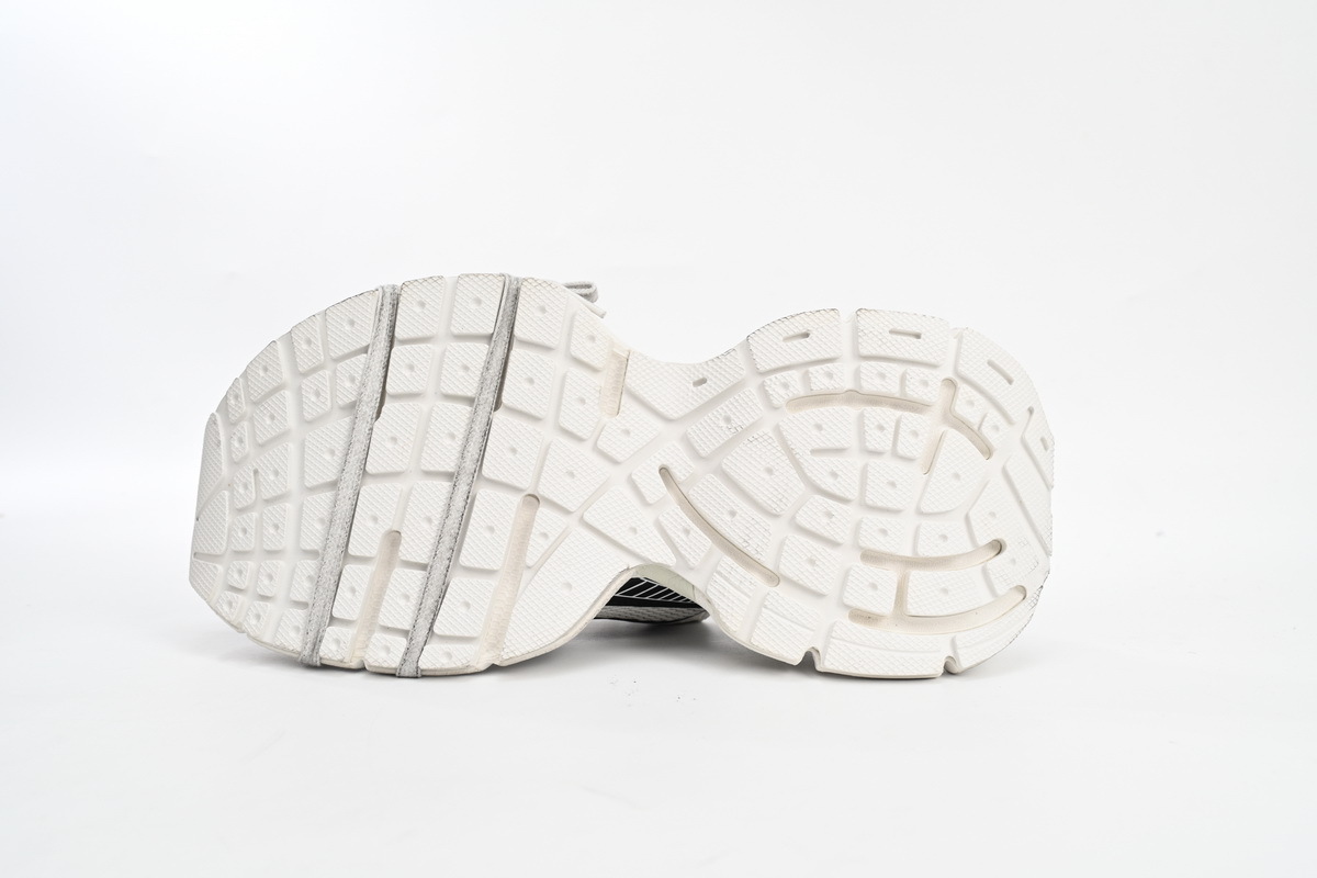 Coco Shoes Balenciaga 3XL Sneaker in Silver Rice White Black 542229W1RB50352 - Cocoshoesvip.net