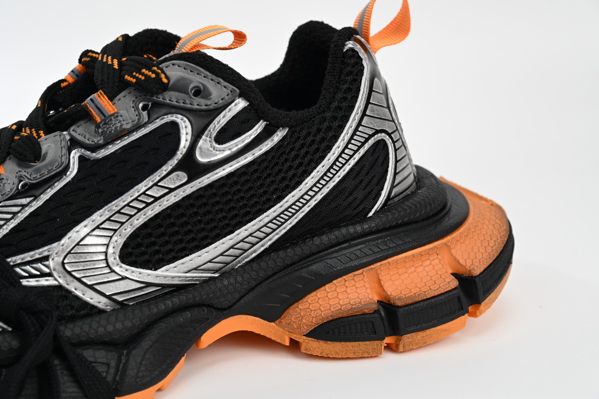 Coco Shoes Balenciaga 3XL Sneaker in All Black Orange 734731W3XL31178 - Cocoshoesvip.net