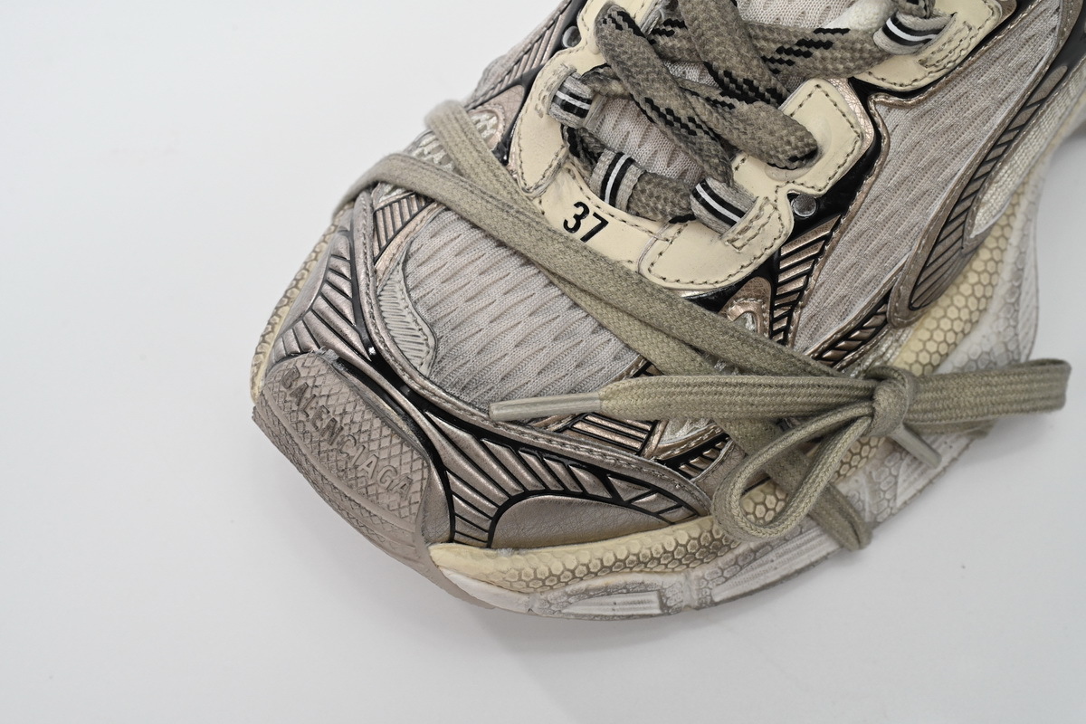 Coco Shoes Balenciaga 3XL Sneaker in Black Gray White Gold 734734W3XL60185 - Cocoshoesvip.net