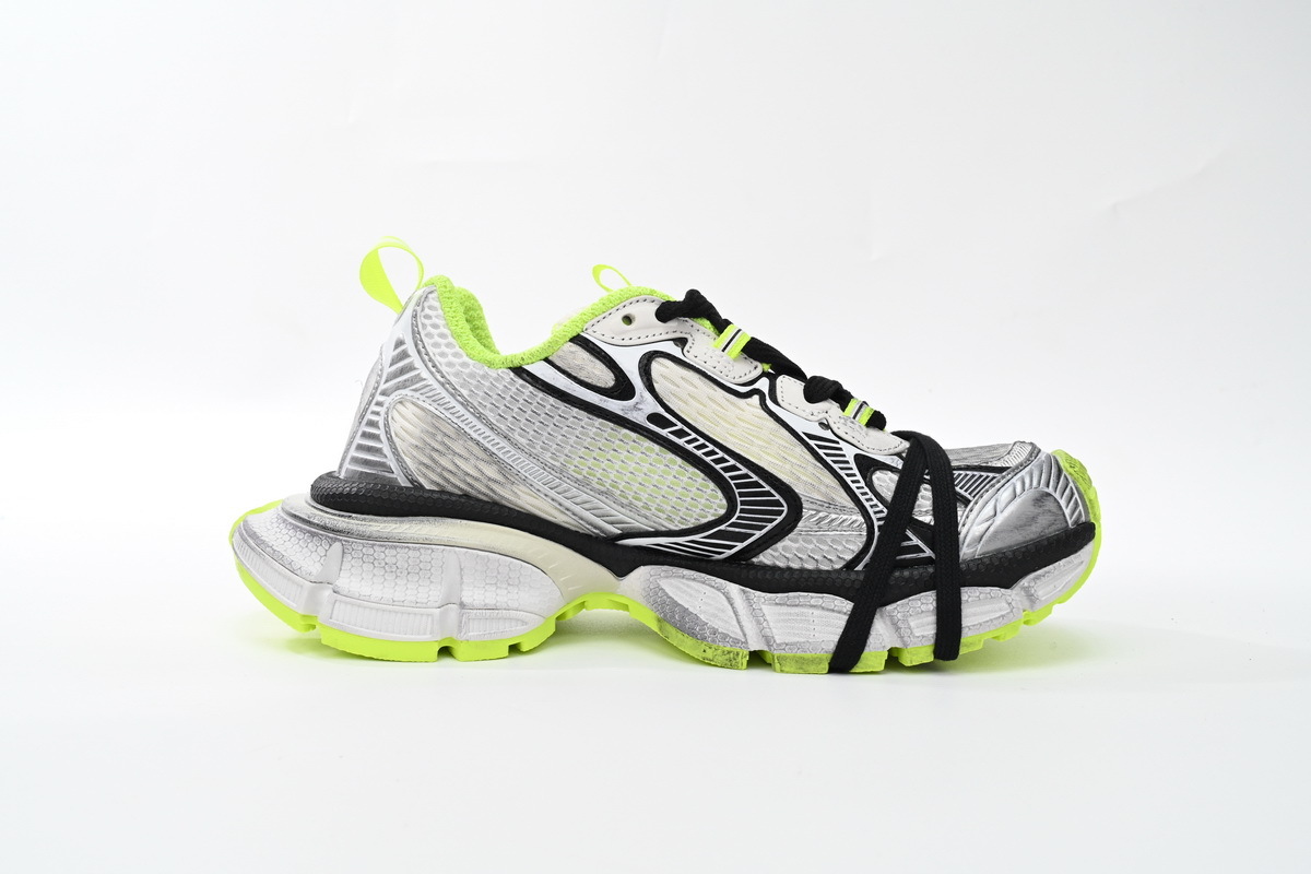 Coco Shoes Balenciaga 3XL Sneaker in Black And White Yellow 734734W3XL69031 - Cocoshoesvip.net