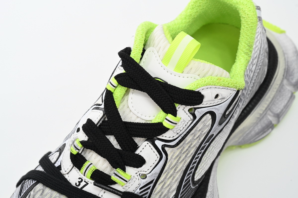 Coco Shoes Balenciaga 3XL Sneaker in Black And White Yellow 734734W3XL69031 - Cocoshoesvip.net