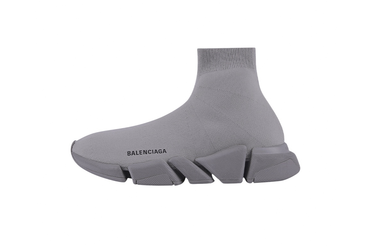 Coco Shoes Balenciaga Speed 2.0 Grey Recycled Knit 617239W2DB11503 - Cocoshoesvip.net