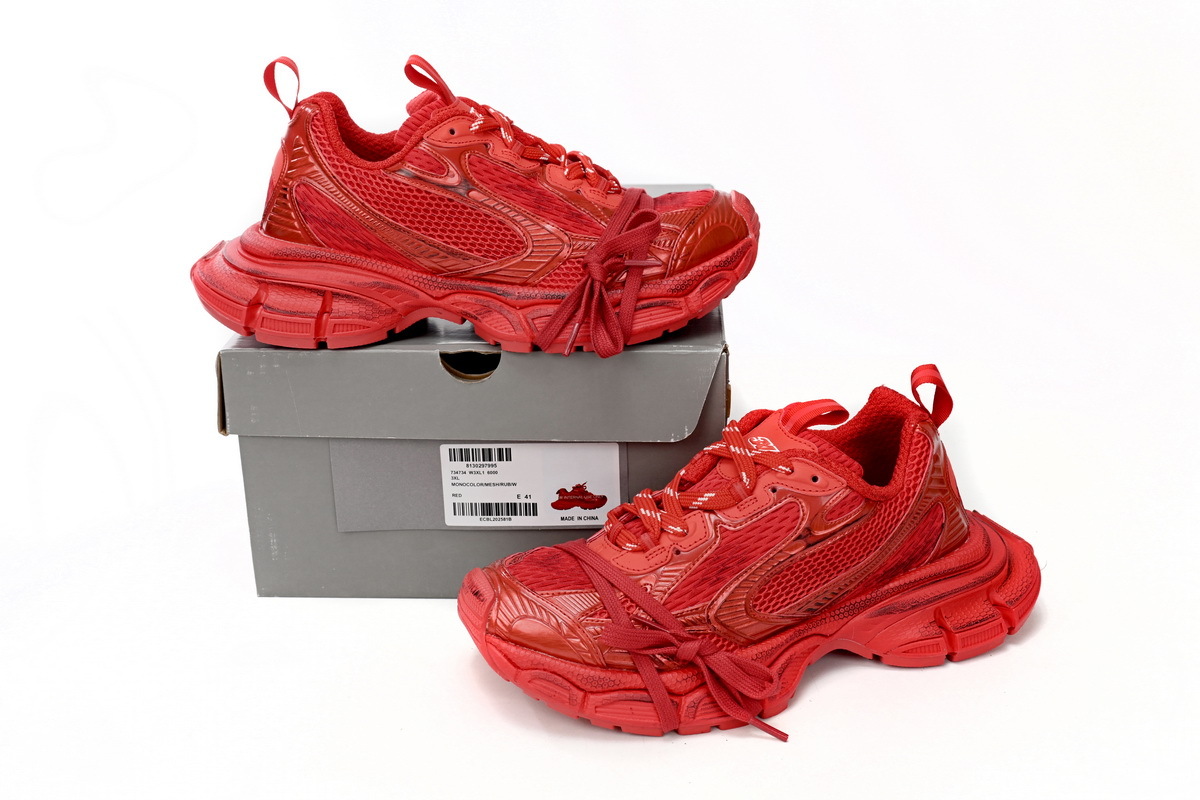 Coco Shoes Balenciaga 3XL Sneaker in Red 734734W3XL16000 - Cocoshoesvip.net